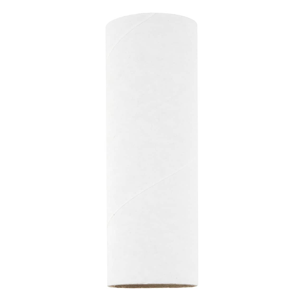 24 Packs: 12 ct. (288 total) White Paper Roll Tubes by Creatology&#x2122;